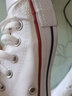 匡威（Converse）官方All Star经典帆布男女高帮休闲运动小白鞋101009 101009/白色 41.5 实拍图