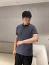 啄木鸟POLO衫男夏季薄款轻商务爸爸装翻领短袖休闲男装保罗t体恤上衣服 125#深灰 XL （建议120-135斤） 实拍图