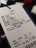 Navigare意大利小帆船女士长袖针织衫秋冬款舒适半开领上衣翻领条纹毛衣女 暗夜黑/白 L 码 实拍图