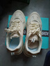 回力女鞋大码41-43孕妇鞋秋季透气网面休闲运动老爹鞋宽脚跑步鞋 米白 42 实拍图