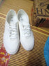 ShanBu帆布鞋男系带春秋低帮透气百搭韩版板鞋平跟开车休闲简约小白鞋男 白色 40 码 实拍图