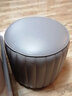 孜度小凳子家用矮凳皮凳子沙发凳换鞋凳小圆皮墩子沙发凳圆形南瓜凳子 深灰色 32cm 高（直径32cm） 实拍图