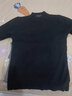 【两件装 加绒可选】毛衣男秋冬季针织衫打底毛衫新款半高领毛衣加厚保暖毛线衣潮流 黑色+藏青色（加绒款） L 实拍图