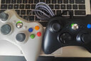游戏手柄XBOX360电脑电视手机平板steam通用有线无线蓝牙免驱手柄 白*无震动有线（电脑/电视）裸机 实拍图