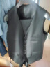 威可多（VICUTU）男士套装西服上衣商务修身新郎结婚纯羊毛西装外套VRS99311897 黑色 170/92B 实拍图
