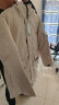 吉普（JEEP）羽绒服2022年男士新款韩版宽松中长款冬季休闲外套男加厚白鸭绒情侣工装潮 卡其色 3XL建议(170-185）斤 晒单实拍图