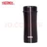 膳魔师（THERMOS）闷茶焖茶岩茶杯不锈钢保温杯便携水杯TCCG-400可刻字泡茶杯礼物 【304不锈钢】咖啡色DB 400ml 实拍图