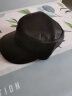 卡蒙（kenmont)真皮帽子冬季平顶帽黑色男士羊皮鸭舌帽2237 黑色  可调节(59cm) 晒单实拍图