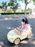 费林斯曼儿童电动车四轮汽车可坐人遥控玩具童车1-10岁小孩六一儿童节礼物 单驱双开门 卡其色四轮电动车汽车 实拍图