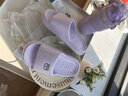 百慕倾臣小熊儿童拖鞋男女童夏季新款室内家居亲子一家三口小孩防滑凉拖 紫色 32-33 正码 实拍图