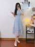 珂卡芙官方法式玛丽珍鞋女鞋2024春季配裙子低跟单鞋女珍珠吊坠女小皮鞋 黄色 跟高4cm 37 晒单实拍图