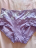 莫代尔女士内裤女高腰收腹提臀纯棉无痕抗菌透气大码女式三角内裤短裤头 1566浅紫 XL (170/100) 实拍图
