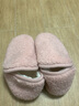 卡帝乐鳄鱼棉拖鞋女冬季保暖月子鞋加绒棉鞋子 女 0603 粉色 40-41 实拍图