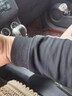慈良新款秋季男士棉长袖修身韩版潮流国风刺绣个性圆领T恤潮装上衣服 黑色 L (100斤-120斤) 实拍图