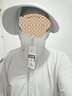 八度丘专业防晒衣外套男士夏季户外冰丝钓鱼upf50+防晒服皮肤衣风衣薄款 可拆帽铃木灰-男透气面料 XL 实拍图