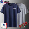 NASA GISS重磅260g纯棉短袖t恤男纯色圆领厚实不透纯白打底衫男女体恤上衣 抹茶绿 2XL体重170-190斤 实拍图