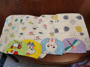 越贝乐儿童纯棉吸汗巾幼儿园宝宝纱布隔汗巾婴儿加大全棉垫背擦巾可印名 实拍图