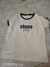 纤芸沐（XIANYMU）短袖t恤女新款夏季纯棉上衣宽松ins潮流小众体恤衫百搭短袖女 [奶油色] Vlaue M 实拍图