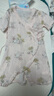 全棉时代纯棉新生婴儿连体衣服抗菌纱布满月宝宝春夏 花园物语粉 80码 实拍图