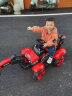 小酷贝美儿童全电动挖掘机男孩可遥控2-3-4-6岁宝宝大号可坐骑玩具电动车 热情红-大电瓶+单驱动 实拍图