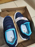 回力童鞋儿童运动鞋秋季新款软底女童毛毛虫鞋轻便套脚透气男童跑鞋 深蓝 （四季款） 35 内长约22.1cm 实拍图