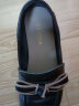 森达（SENDA）甜美乐福鞋女秋季新款商场同款时尚学院真皮厚底单鞋SKC01AA3 黑色 35 实拍图