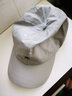 蓝诗梦戴夏季帽子遮阳帽女透气防晒帽鸭舌帽大头围速干帽子棒球帽子夏天男 浅灰色 成人均码(56-59CM) 实拍图