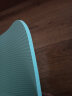 得力（deli）高密度185*90cm健身防滑运动瑜伽垫（绑带+网包）加厚10mm 蓝色 实拍图