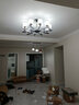 雷士（NVC）轻奢水晶吊灯客厅大灯LED餐厅灯经典欧美卧室灯灯饰全屋灯具套餐 【3室2厅】防尘10头+餐吊+卧室*3 实拍图