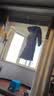 FILA斐乐保暖羽绒服男女经典复古休闲运动连帽长袖印花外套上衣 正黑色-BK XS 160/84A 实拍图
