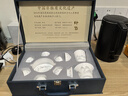铂呐苓羊脂玉功夫茶具套装2024新款白瓷盖碗茶杯高档轻奢陶瓷礼盒送礼 水墨山水茶具套装蓝皮包 实拍图
