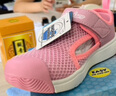 Skechers斯凯奇男宝宝凉鞋1-3岁儿童鞋子夏季小童网鞋防踢包头凉鞋302824N 女童/粉红色/PNK 24码 实拍图