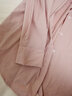 欧莎（OSA）【多色可选】长袖衬衫女士宽松气质叠穿衬衣设计感通勤上衣秋季 粉红 XS 实拍图