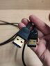 山泽 USB2.0数据连接线公对公移动硬盘盒高速传输双公头连接线 笔记本接散热器机顶盒0.5米黑色TMG-05 晒单实拍图