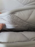 富安娜家纺床垫 全棉静享抗菌立体床垫厚垫橡筋绑带款 浅灰 120*200 实拍图