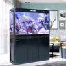 闽江（minjiang）鱼缸水族箱免换水生态造景客厅屏风中大型玻璃龙鱼缸观赏鱼家用 黑色（礼包+升级过滤） 长80*宽30*高139（缸体+储物柜） 实拍图