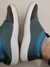 回力男鞋夏季透气网鞋男薄款网面运动鞋男休闲网眼软底跑步鞋子男新款 灰色（一脚蹬） 39 实拍图