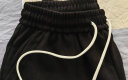 浪莎（LangSha）夏季运动短裤女华夫格设计直筒百搭外穿微宽松三分裤潮流休闲裤 实拍图