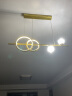 雷士（NVC）餐厅吊灯LED简约北欧轻奢金色餐桌满天星创意灯具WHDD35F/G-03 晒单实拍图