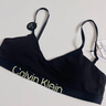 Calvin Klein内衣女士美拉德提花轻运动舒适ck薄垫柔软上托无钢圈美背文胸 UB1-太空黑 S 实拍图