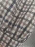 皮尔卡丹（pierre cardin）23年新款衬衫女秋季新款时尚七分袖格子印花高端气质显瘦雪纺衫上 咖紫小格 XL(建议115-125斤) 晒单实拍图