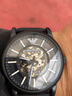 EMPORIO ARMANI手表男全自动镂空皮带机械男士腕表生日礼物送男友AR60008 实拍图