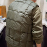 以撒保罗（YISABAOLUO）羽绒马甲男秋冬新款男坎肩男士中老年保暖老人内胆大码羽绒服夹克 859-军绿色-加绒款（不含羽绒） 3XL （150-170斤） 实拍图