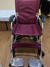 澳利安佛山东方轻便老人轮椅折叠残疾人医用家用护理旅行小型便携代步车 12寸后轮+【V红布】 实拍图