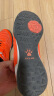 卡尔美（KELME）儿童足球鞋魔术贴免系带碎钉TF透气学生球鞋6873003 荧光橙 34 实拍图