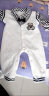 拾尚潮0-12个月小孩子穿的新生婴儿衣服春秋装假两件套装连体衣满月男宝 方格小熊长袖 速发货 80（6-9个月） 晒单实拍图