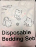蕉趣(SMS级)一次性床单被套枕套旅行加厚酒店床上用品 印花双人四件套 晒单实拍图