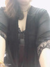 MOXTOC性感睡衣女士蕾丝四件套网纱透吊带睡裙纯欲家居服私房520礼物 香芋紫 M （94-108斤) 实拍图