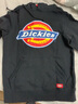 dickies情侣款logo印花连帽卫衣DK007060  黑色 S 实拍图