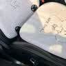 齐选汽车坐垫冬季毛绒车载座垫可爱卡通羊羔绒头枕腰靠套装车内装饰女 羊羔绒小兔-全车七件套 实拍图